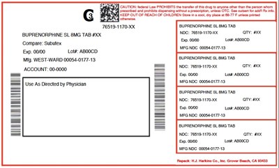 Label (76519 1170 Scheduled Ppac Label)